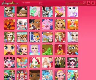 Playcute.com(Girl Games Online) Screenshot