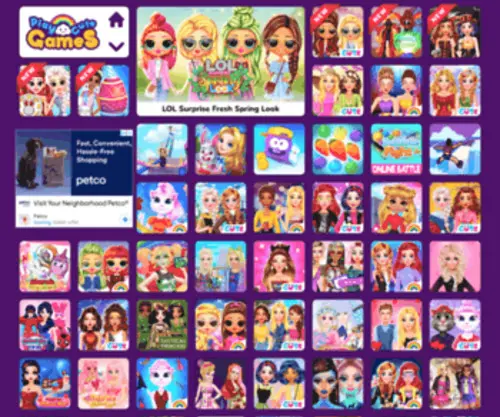 Playcutegames.com(Girls games) Screenshot