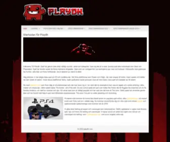 Playdh.com(Startsidan) Screenshot