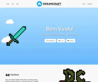 Playdreamcraft.com.br(Dreamcraft) Screenshot