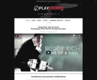 Playdrums.com(Drumming) Screenshot