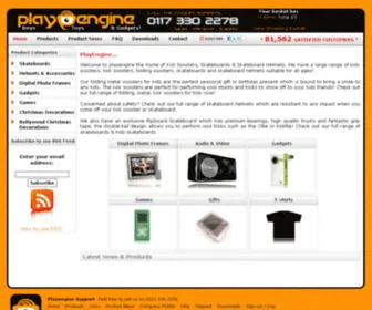 Playengine.co.uk(Scooters) Screenshot