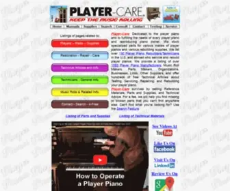 Player-Care.com(Player Piano Parts) Screenshot