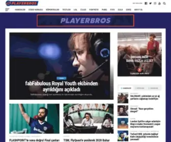 Playerbros.com(Espor Haberleri ve Video İçerikleri) Screenshot