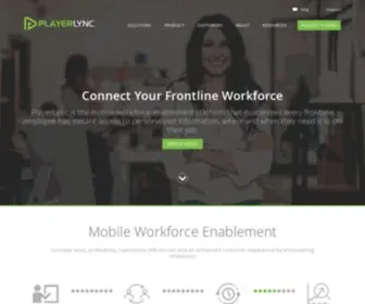 Playerlync.com(Modern Learning Software for Deskless Workers) Screenshot