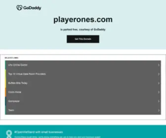 Playerones.com(PlayerOnes) Screenshot