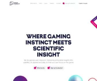 Playerresearch.com(Where gaming instinct meets scientific insight) Screenshot