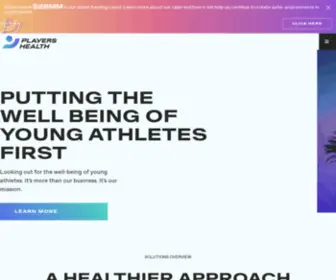 Playershealth.com(Players Health) Screenshot