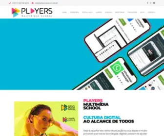 Playersschool.com.br(Players Multimídia School) Screenshot