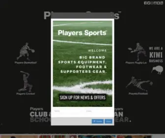 Playerssports.co.nz(Players Sports NZ) Screenshot