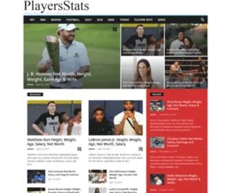 Playersstats.com(Athletes Biography) Screenshot