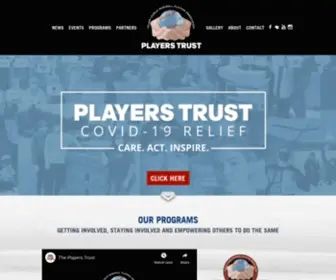 Playerstrust.org(MLB Players Trust) Screenshot