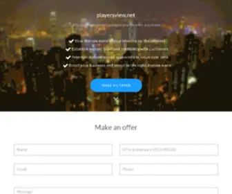 Playersview.net(Welcome to) Screenshot