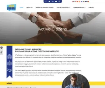 Playeurope-Project.eu(European project) Screenshot