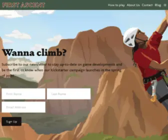 Playfirstascent.com(First Ascent) Screenshot
