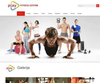 Playfitness.hr(Play Fitness raspolaže profesionalnim trenerima) Screenshot