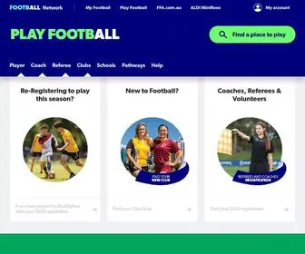Playfootball.com.au(Play Football) Screenshot
