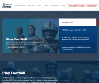 Playfootball.com(NFL Play Football) Screenshot