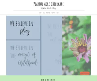 Playfulacre.com(Playful Acre) Screenshot
