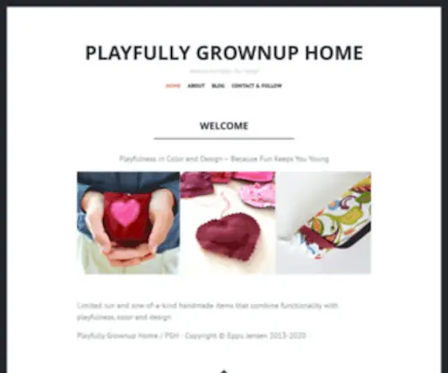 Playfullygrownuphome.com(Playfulness in Color and Design) Screenshot