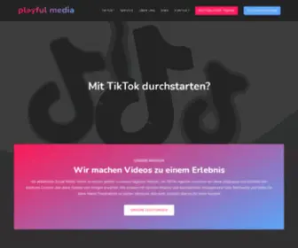 Playfulmedia.de(Wir sind deine Full) Screenshot