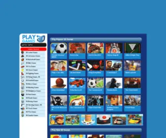 Playgames3D.com(Play free online 3d games) Screenshot
