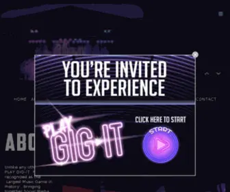Playgigit.com(PLAY GIG) Screenshot