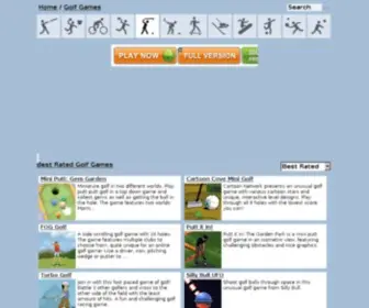Playgolfgames.org(Play Golf Games) Screenshot