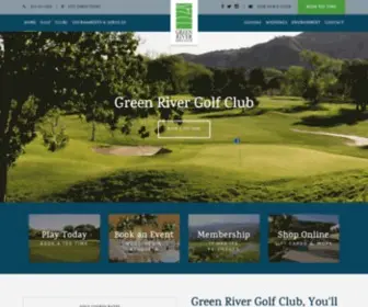 Playgreenriver.com(Green River Golf Club) Screenshot