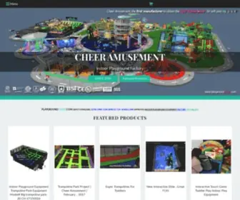 Playgroundcheer.com(Indoor Play Equipment Supplier Soft Play Supplier Made In China Cheer Amusement) Screenshot