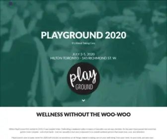 Playgroundconf.com(Play/Ground Conference) Screenshot