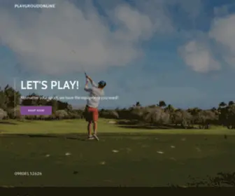 Playgroundonline.com(Buy sports equipment) Screenshot