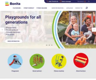 Playgrounds-Bonita.com(Bonita Children's Playgrounds) Screenshot