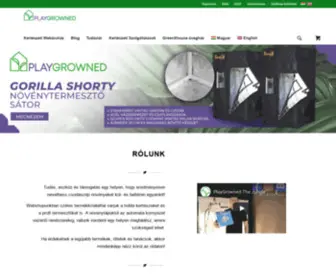 Playgrowned.com(Playgrowned growshop) Screenshot