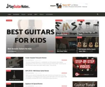 Playguitarnotes.com(Play Guitar Notes) Screenshot