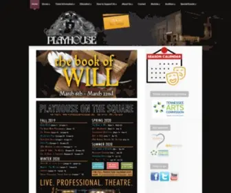 Playhouseonthesquare.org(Memphis' Professional Resident Theatre Company) Screenshot