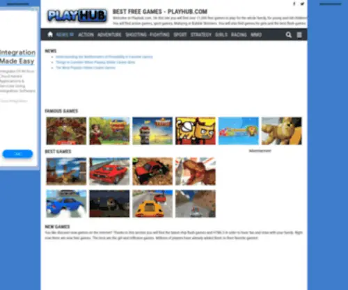 Playhub.com(Free online games) Screenshot