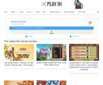 Playidleheroes.com(Best Idle Heroes Guides) Screenshot