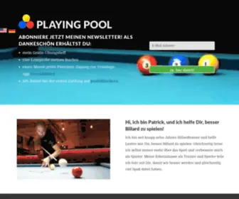 Playing-Pool.com(Playing Pool) Screenshot