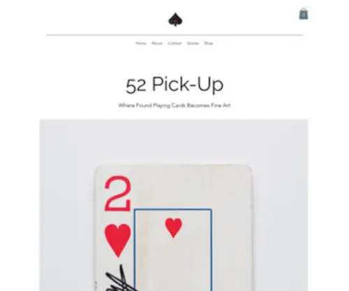 Playingcardpickup.com(Finding playing cards one at a time) Screenshot