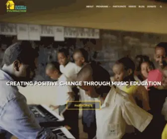 Playingforchange.org(The Playing For Change Foundation) Screenshot