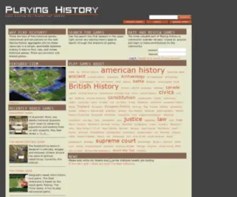 Playinghistory.org(Playing History) Screenshot