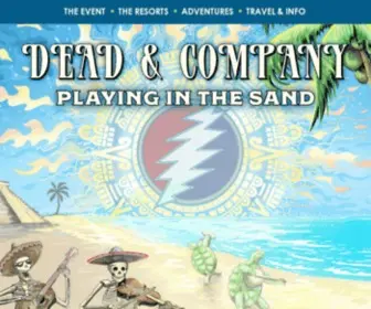 Playinginthesand.com(Dead & Company Playing in the Sand) Screenshot