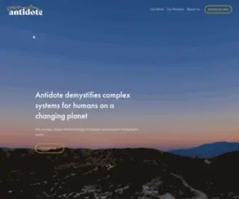 Playistheantidote.com(Design, Interaction, and Play for Complex Issues) Screenshot
