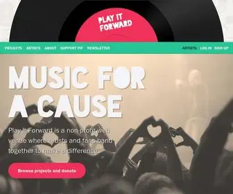 Playitforward.com(Play It Forward) Screenshot