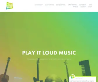 Playitloudmusic.com(PlayItLoudMusic) Screenshot