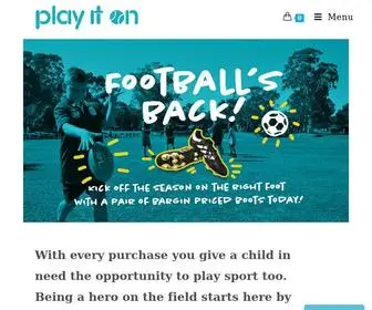 Playiton.com.au(Play It On) Screenshot