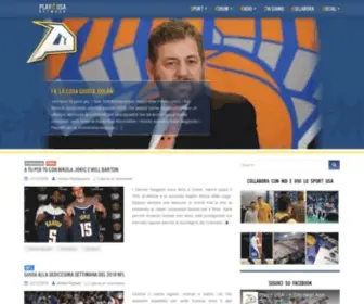 Playitusa.com(Il Sito degli Appassionati di NBA NFL MLB NHL e NCAA) Screenshot