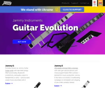 Playjammy.com(Jammy allows guitarists to be multi) Screenshot