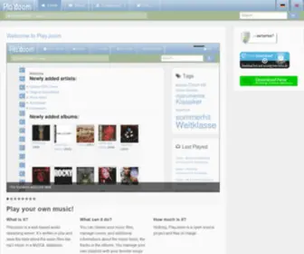 Playjoom.org(Play your own music) Screenshot